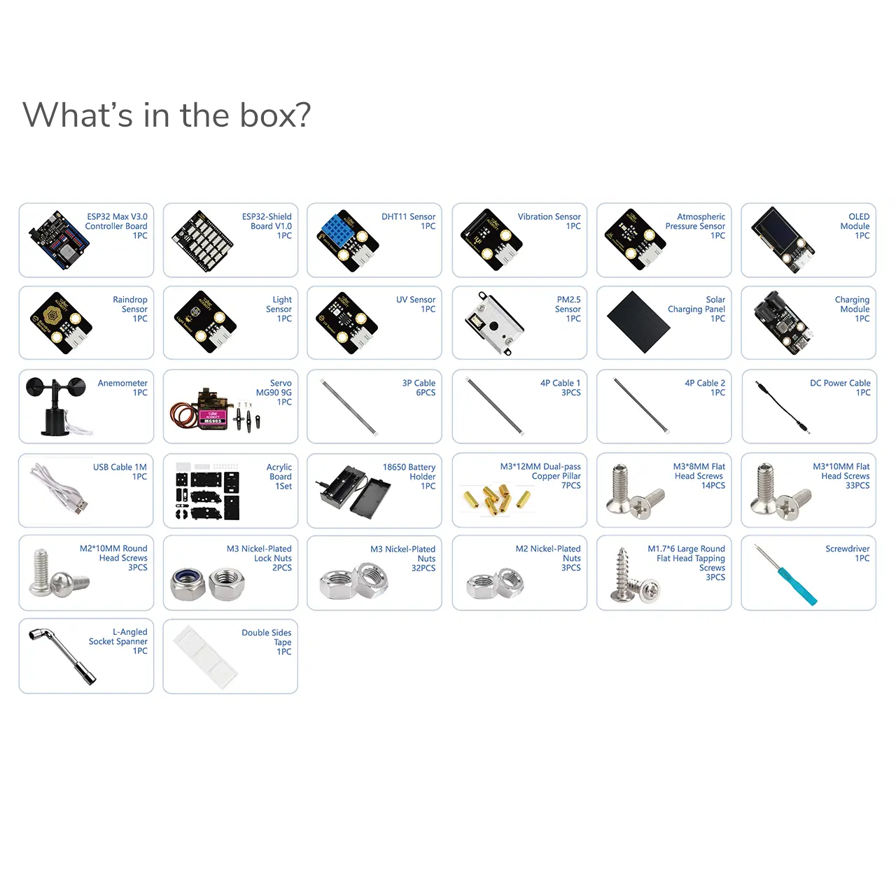 ACEBOTT Weather Station Starter Kit