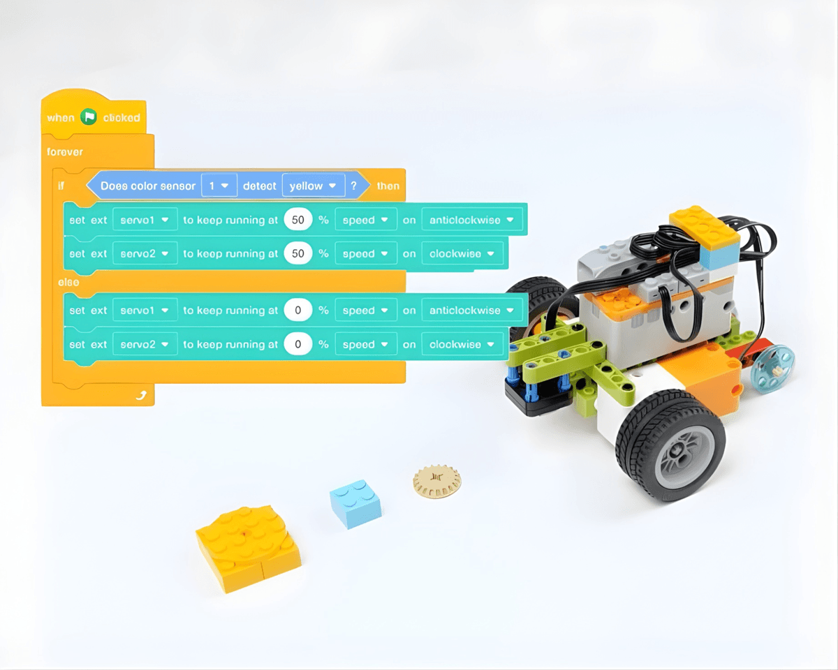 Makerzoid colour sensor component for robotics programming