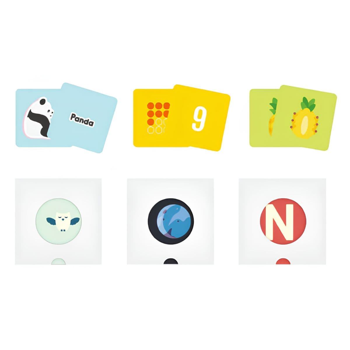 Selection of TaleMap clip cards showing different subjects and themes