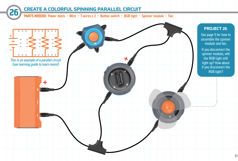 Circuit diagram from the National Geographic Epic Circuits illustrated guide