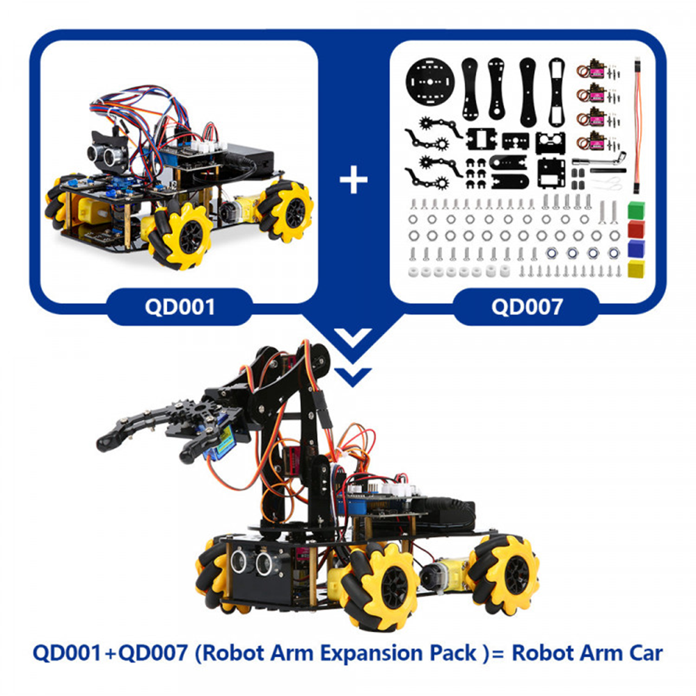 ACEBOTT Robot Arm Car Expansion Pack