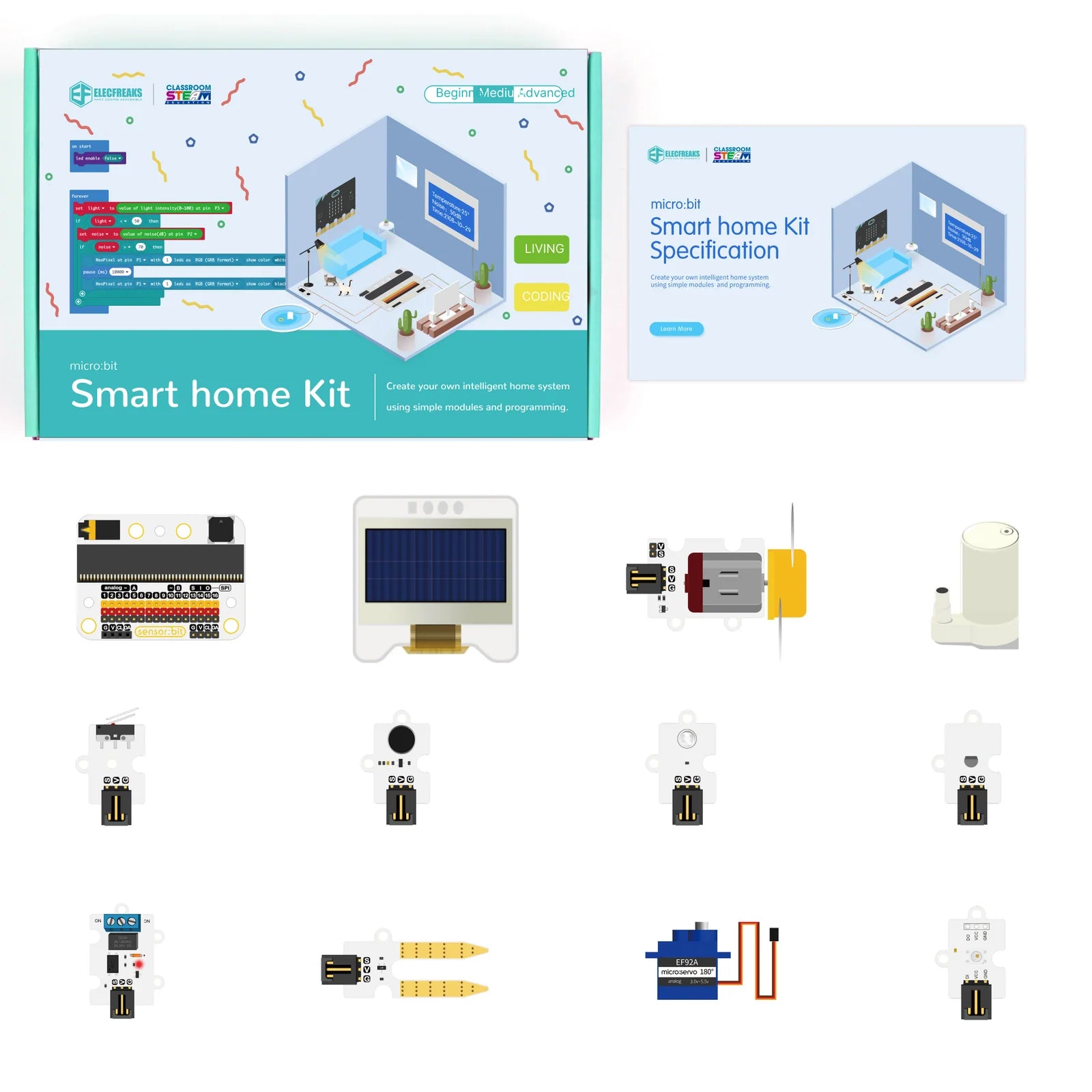 ELECFREAKS Smart Home Kit for micro:bit