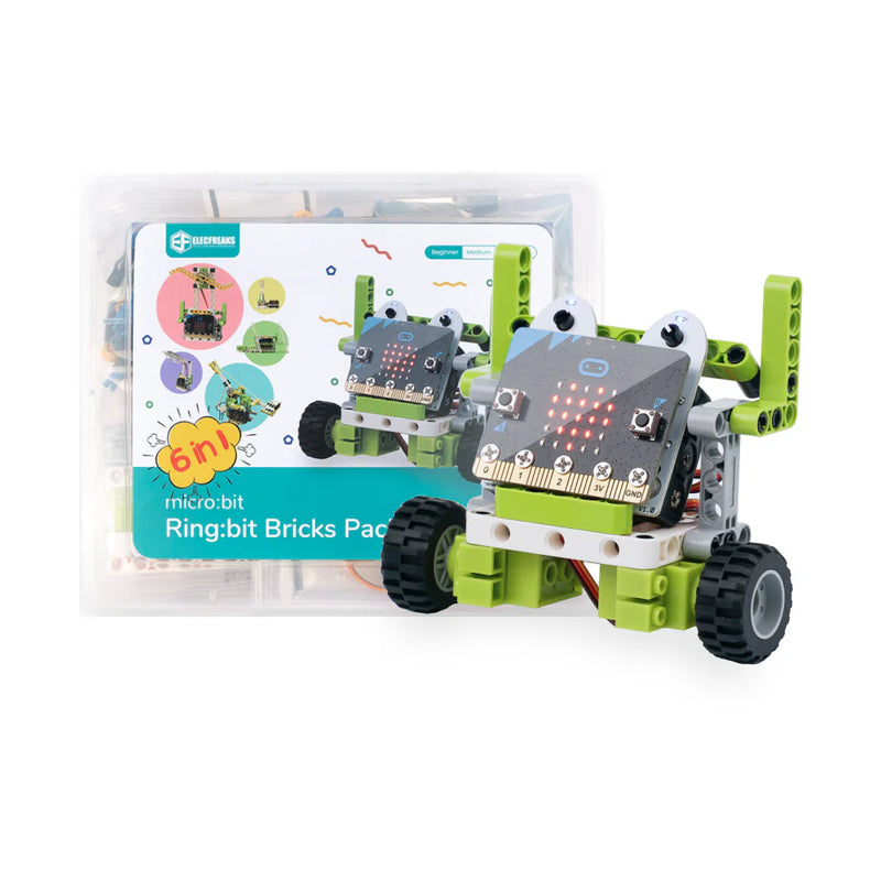 ELECFREAKS micro:bit 6‑in‑1 Ring:bit Bricks Pack
