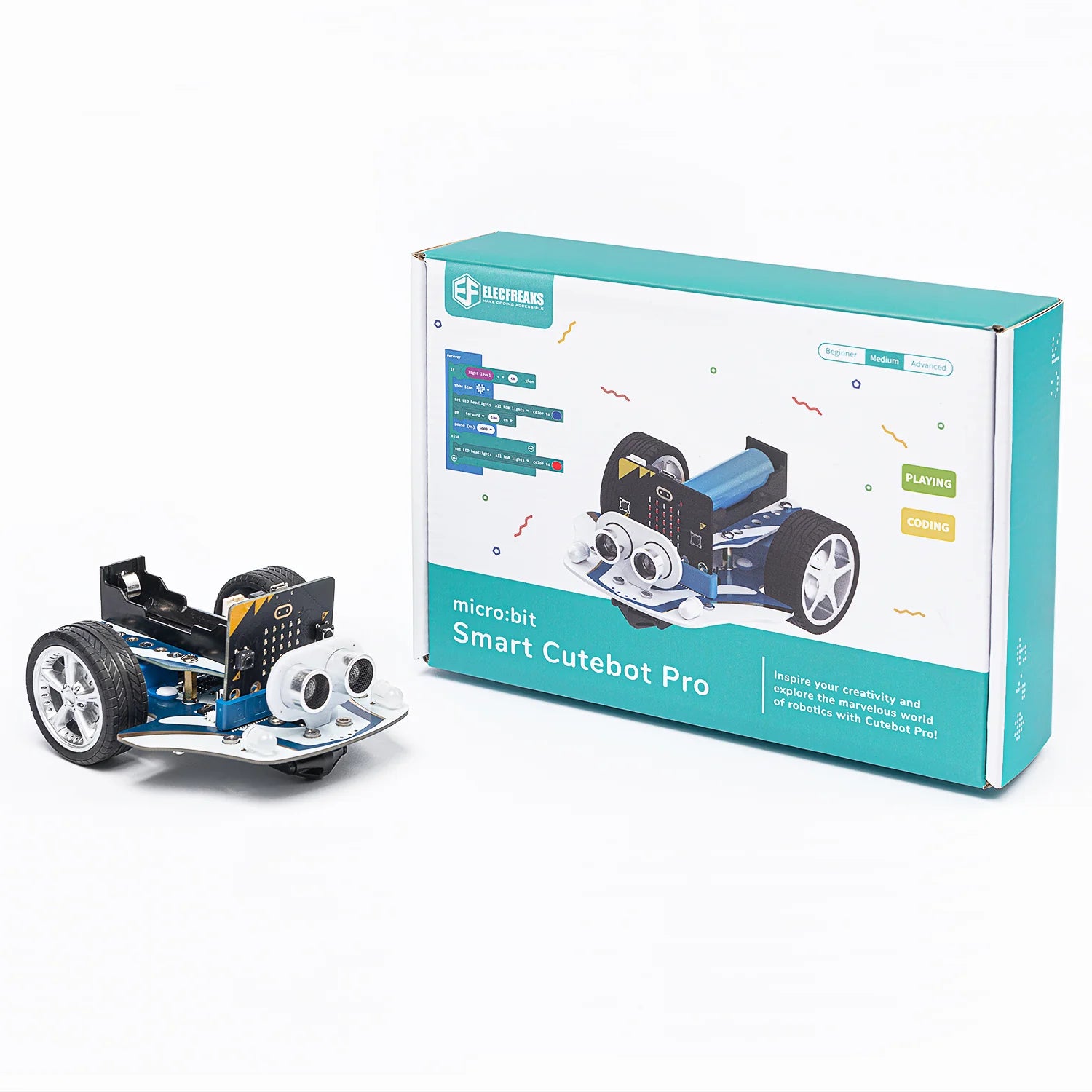ELECFREAKS micro:bit Smart Cutebot Pro