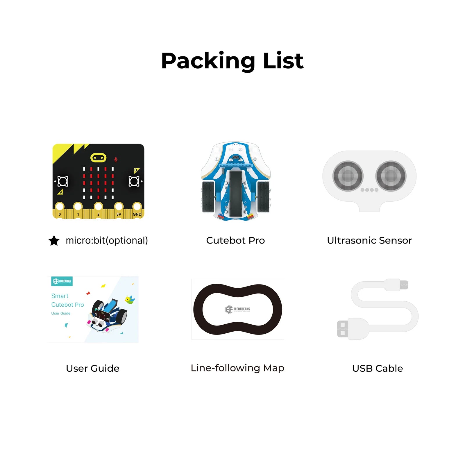 ELECFREAKS micro:bit Smart Cutebot Pro