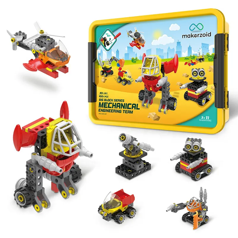 Makerzoid Big Blocks Mechanical Engineer Team