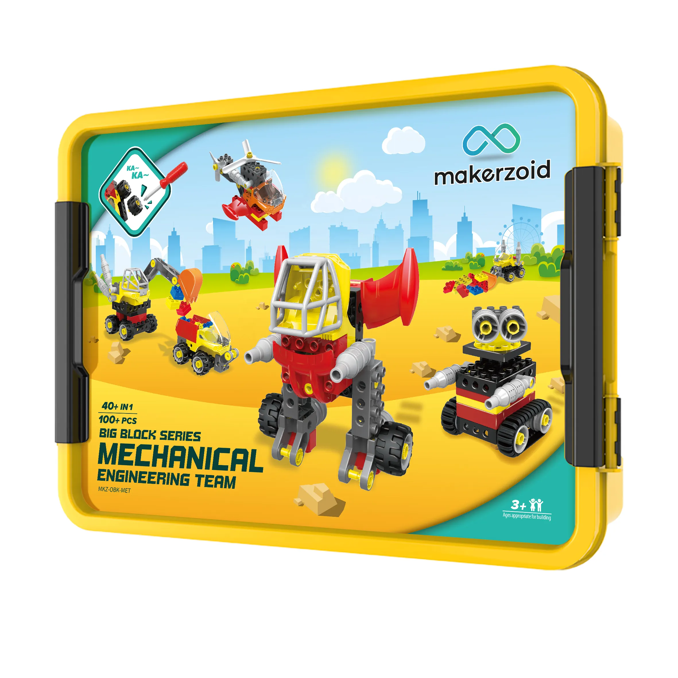 Makerzoid Big Blocks Mechanical Engineer Team