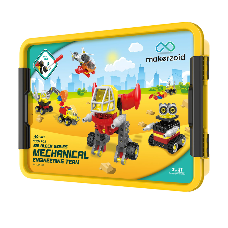 Makerzoid Big Blocks Mechanical Engineer Team