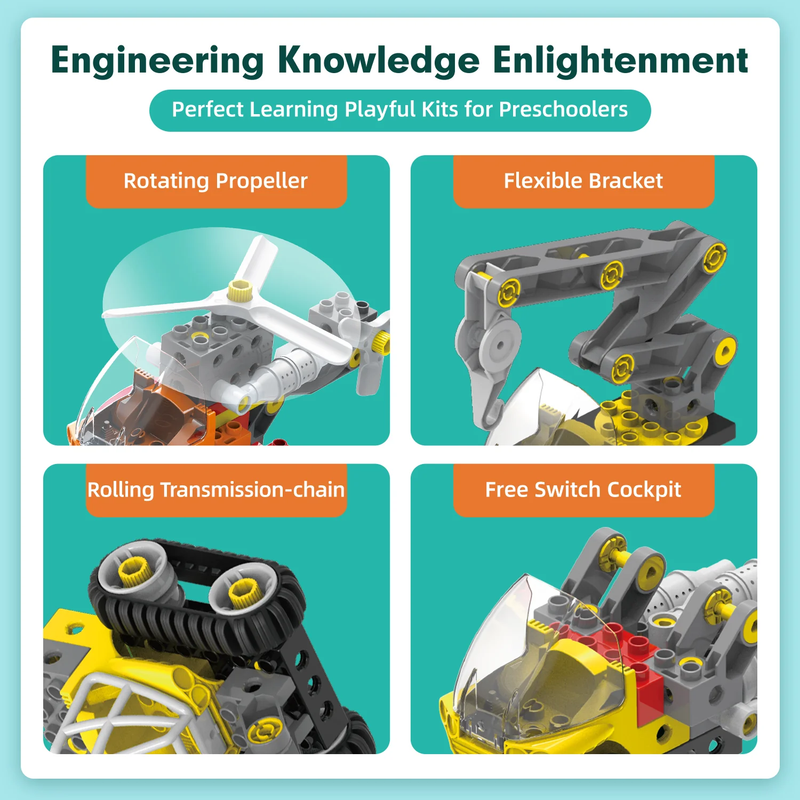 Makerzoid Big Blocks Mechanical Engineer Team