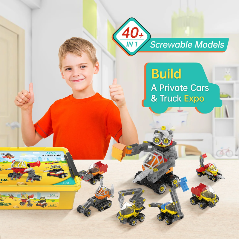 Makerzoid Big Blocks Mechanical Engineer Team