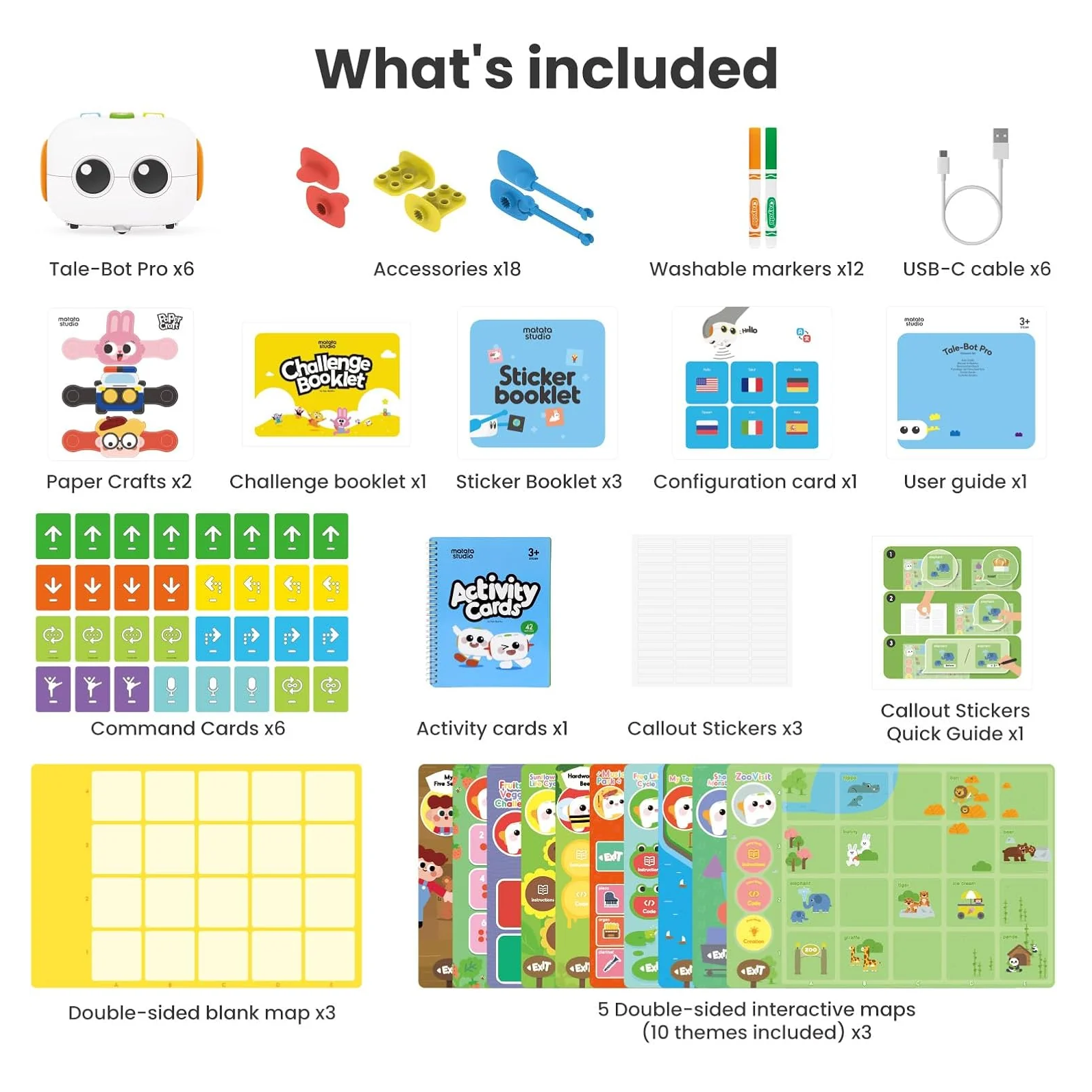 MatataStudio Tale-Bot Pro Classroom Set