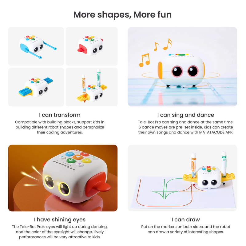 MatataStudio Tale-Bot Pro Screenless Coding Robot