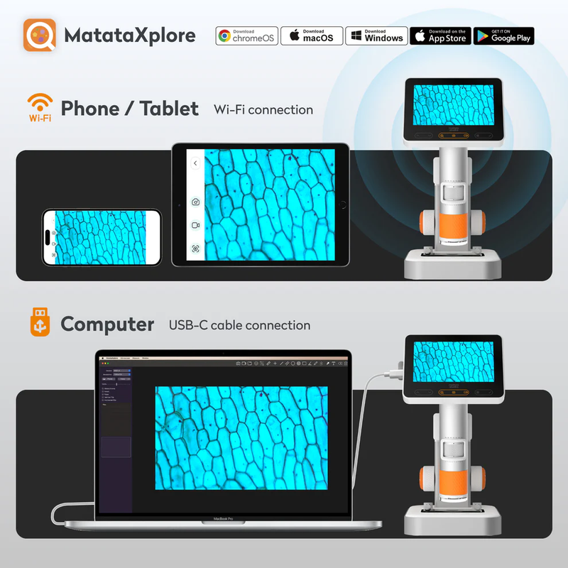 MatataStudio Digital Microscope MX2-AS