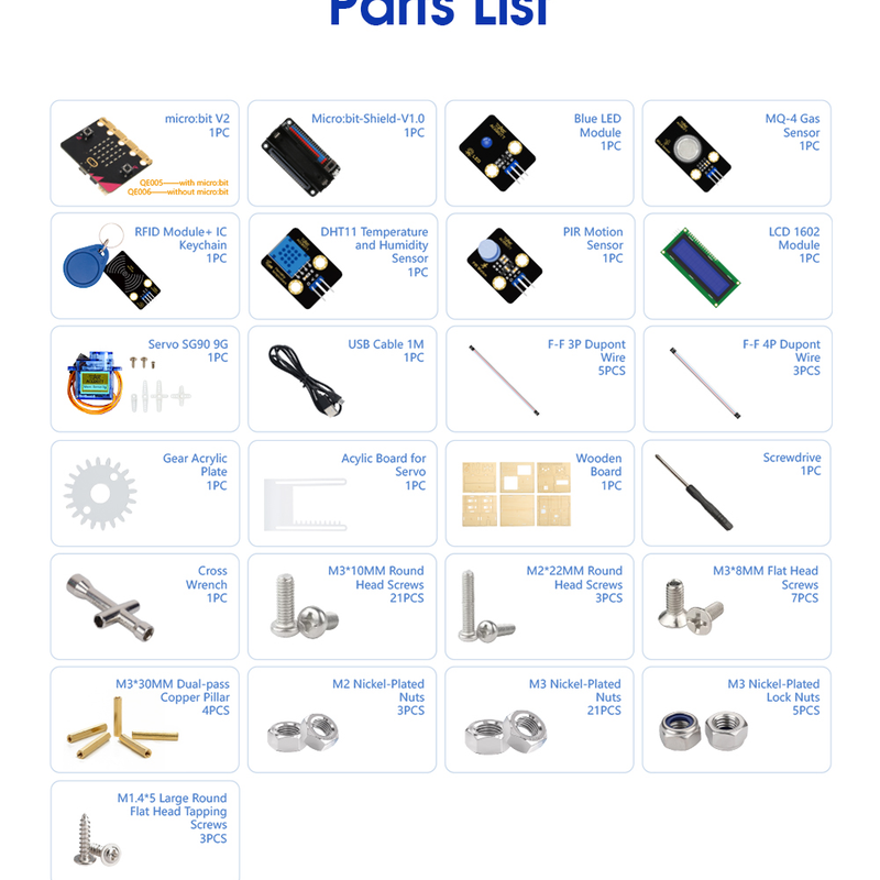 ACEBOTT Smart Home Basic Starter Kit with Micro:bit