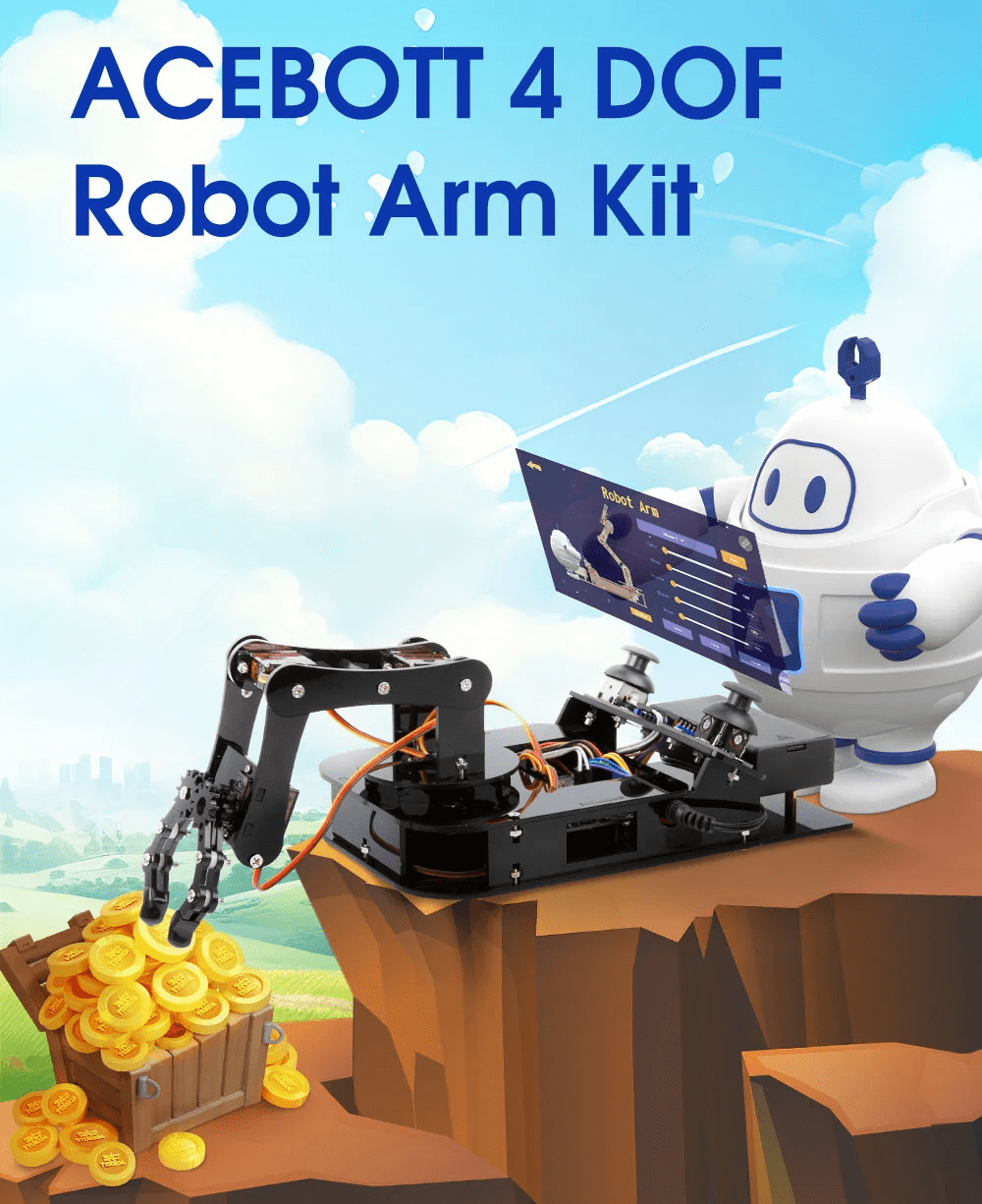 ACEBOTT 4 DOF Robot Arm Kit - CREATESPACE