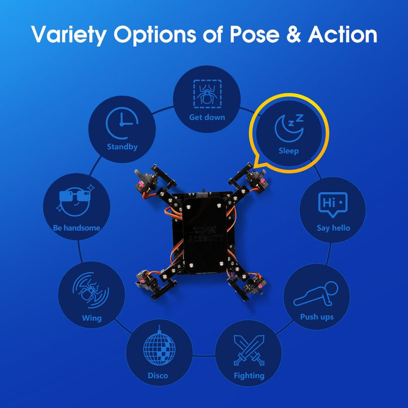 ACEBOTT Quadruped Bionic Spider Robot - CREATESPACE