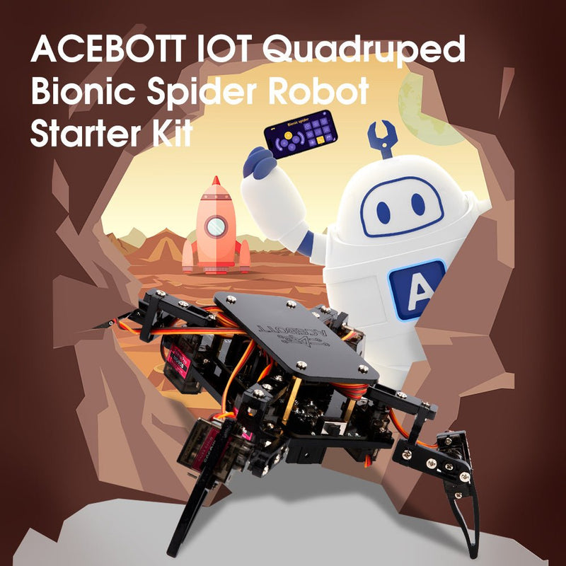 ACEBOTT Quadruped Bionic Spider Robot - CREATESPACE