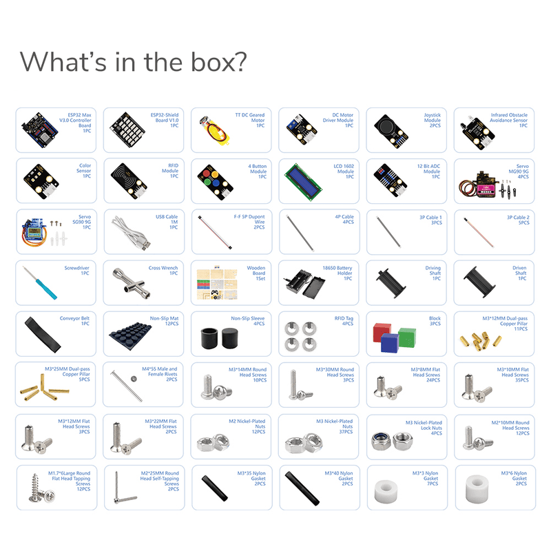 ACEBOTT Smart Factory Education Kit - Level 1 - CREATESPACE