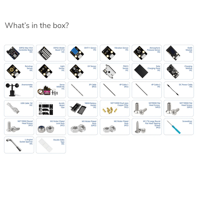 ACEBOTT Weather Station Starter Kit - CREATESPACE