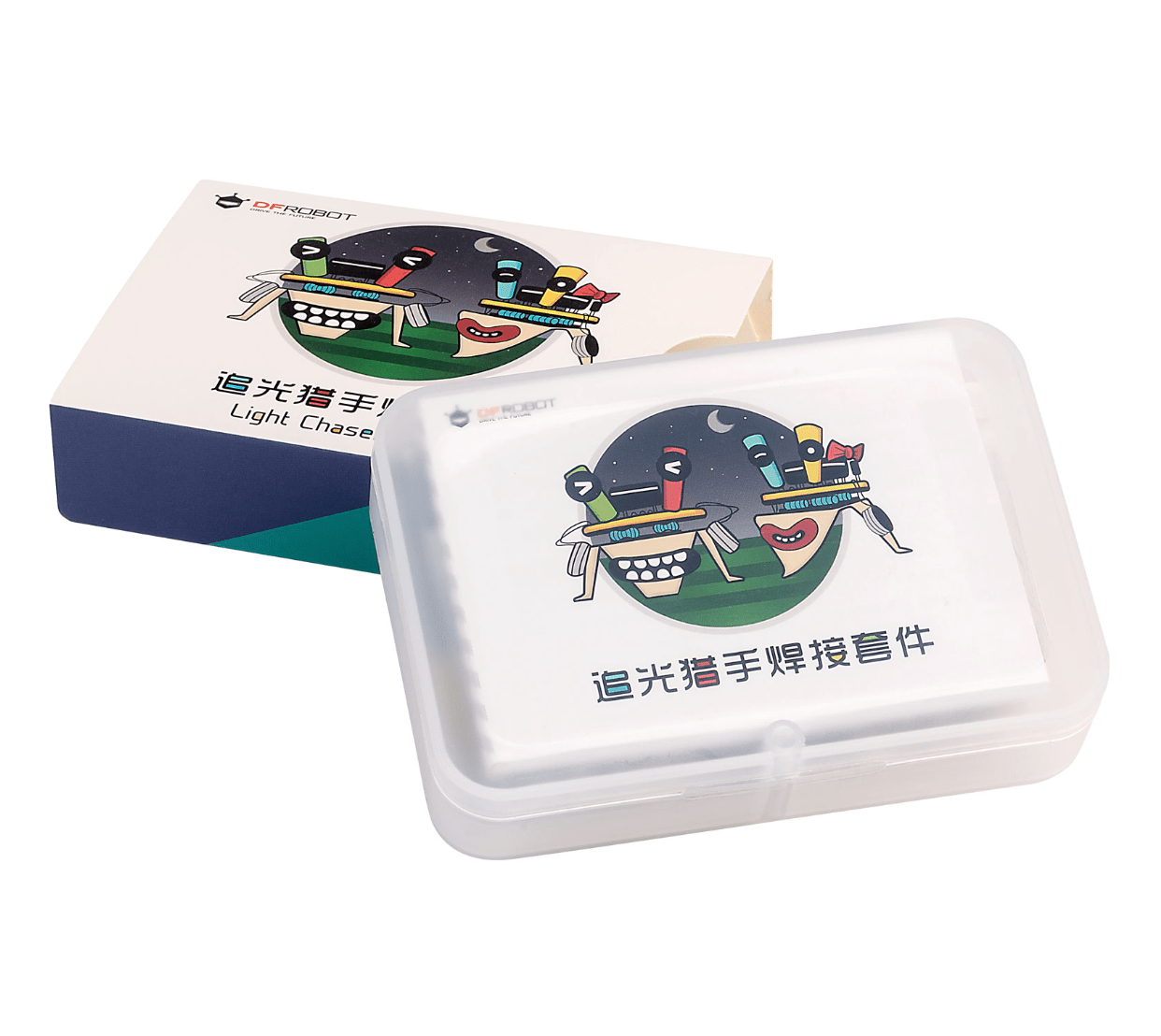 DFRobot 4 - Soldering Light Chaser Beam Robot Kit - CREATESPACE