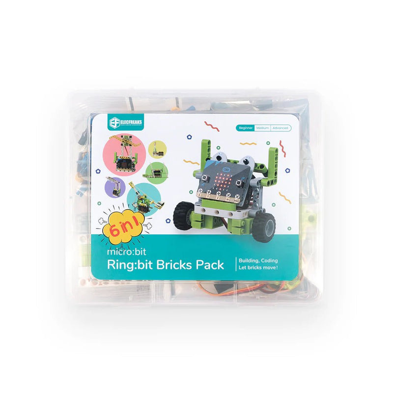 ELECFREAKS micro:bit 6‑in‑1 Ring:bit Bricks Pack - CREATESPACE