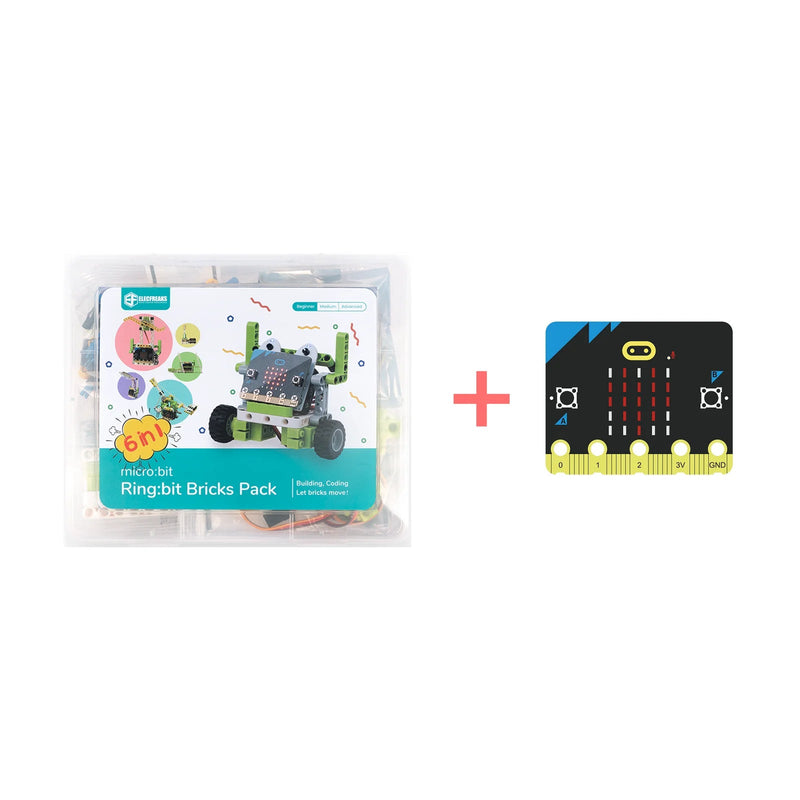ELECFREAKS micro:bit 6‑in‑1 Ring:bit Bricks Pack - CREATESPACE