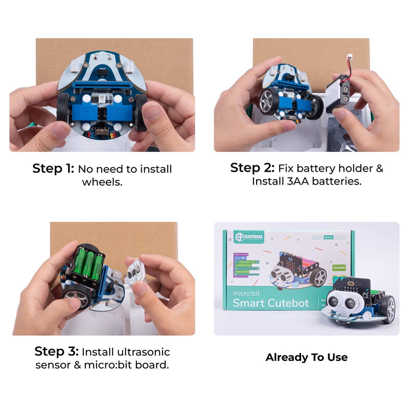 ELECFREAKS micro:bit Smart Cutebot - CREATESPACE