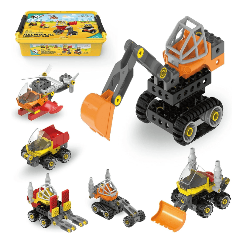 Makerzoid Big Blocks Mechanical Engineering Team - CREATESPACE